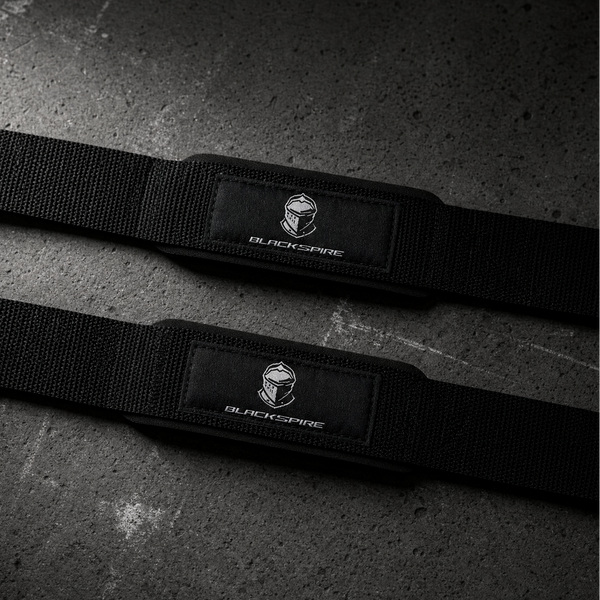 Black nylon cotton durable lifting straps