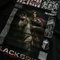 Blackspire black tee shirt reign V2 cotton pump cover for serious lifters