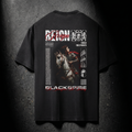 Blackspire black tee shirt reign V2 cotton pump cover for serious lifters
