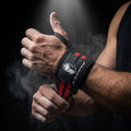 Blackspire wrist wraps black durable for wrist support and push workouts bench press